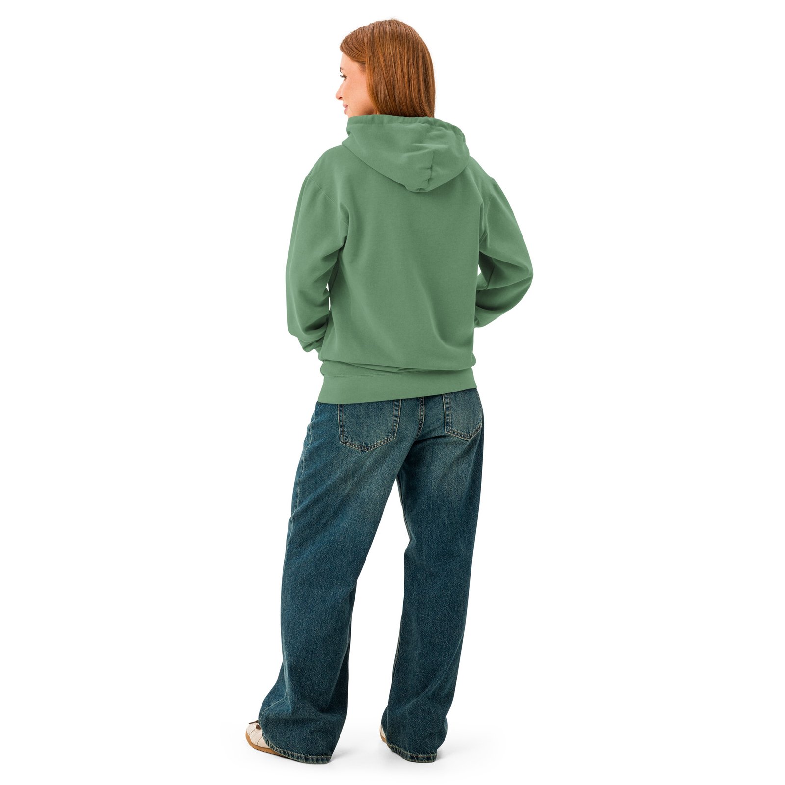 Unisex garment-dyed hoodie - Image 7