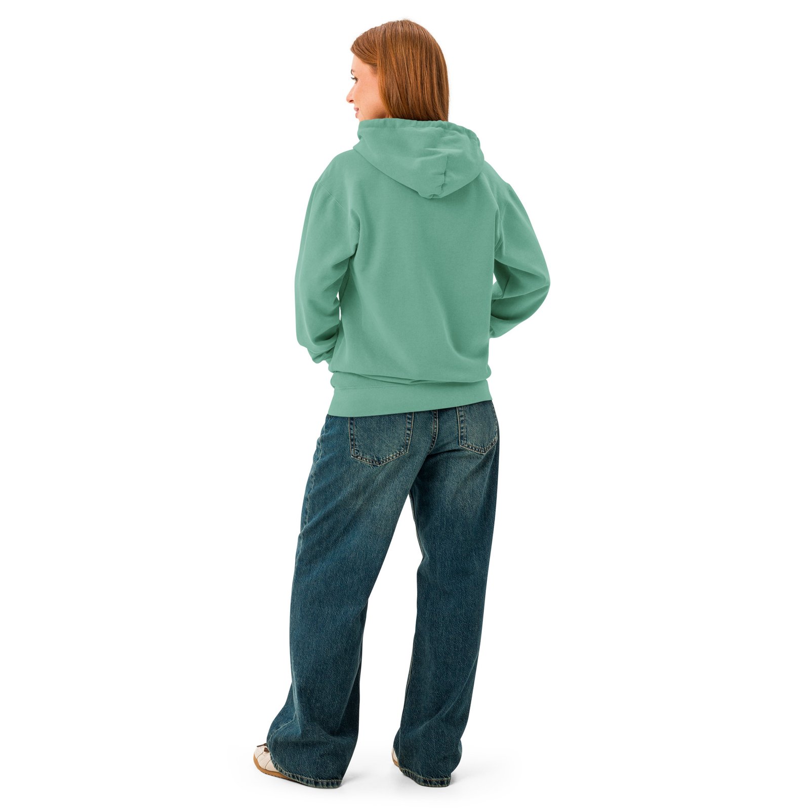 Unisex garment-dyed hoodie - Image 9