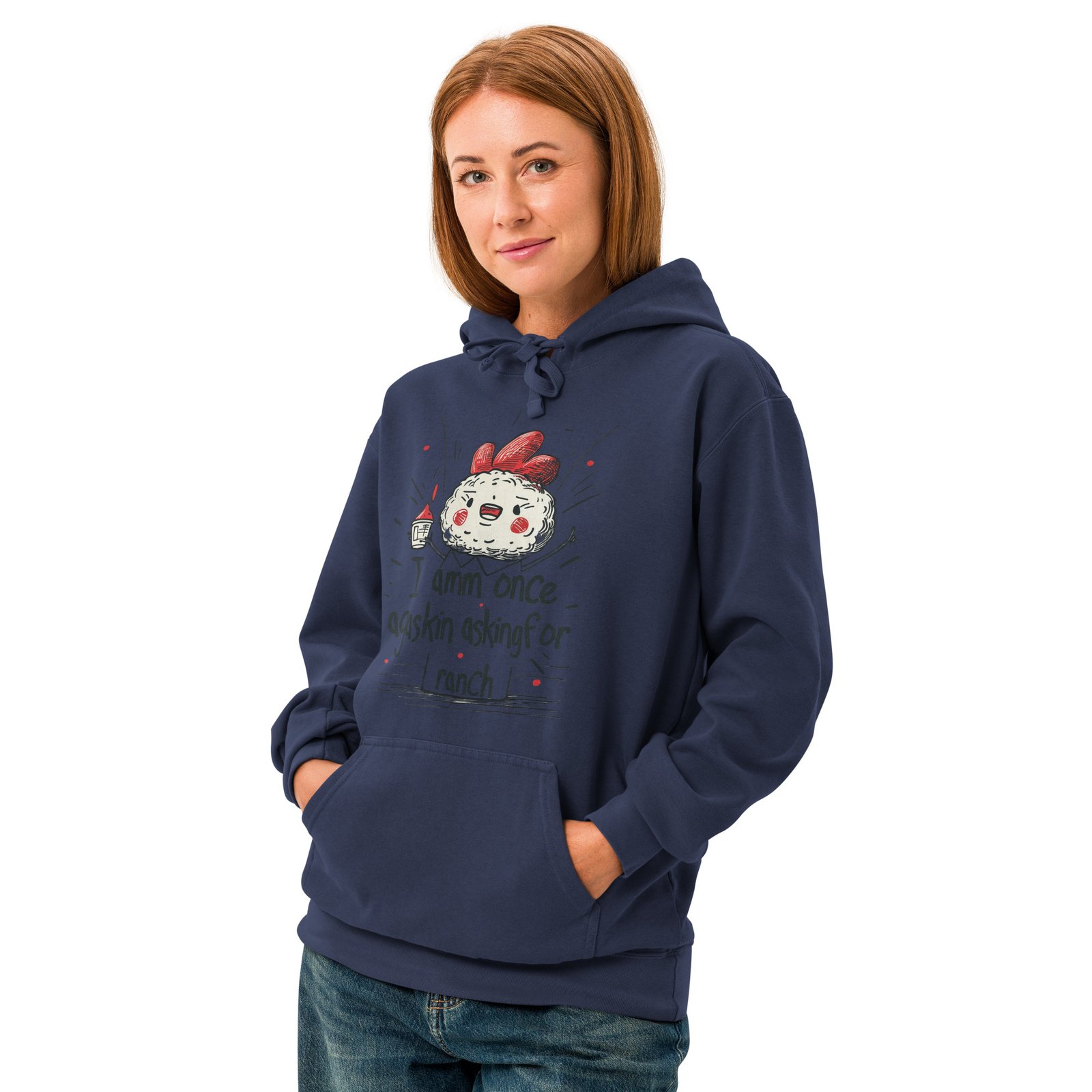 Unisex garment-dyed hoodie - Image 2