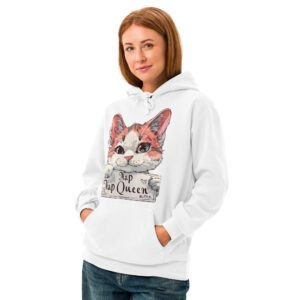 Unisex garment-dyed hoodie