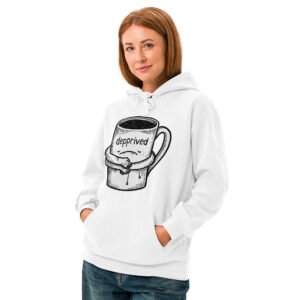 Unisex garment-dyed hoodie