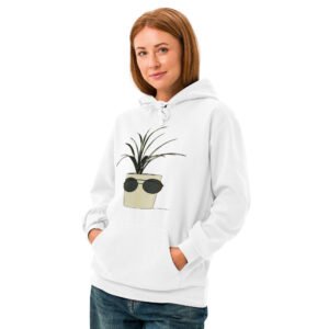Unisex garment-dyed hoodie